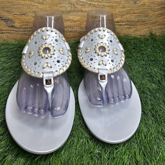 New Jack Rogers Georgica Jelly Sandals SZ 9 - Picture 7 of 10